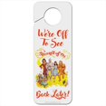 thumbnail image 1 of The Wizard of Oz Yellow Brick Road Plastic Door Knob Hanger Sign, 1 of 7