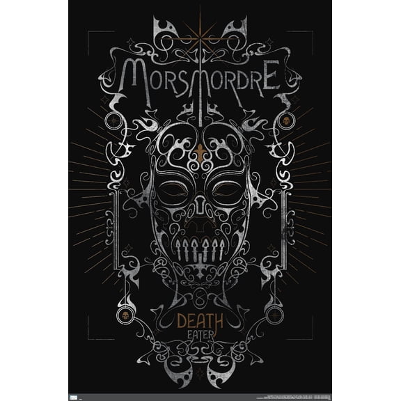 The Wizarding World: Harry Potter - Death Eater Morsmordre Wall Poster, 14.725" x 22.375"