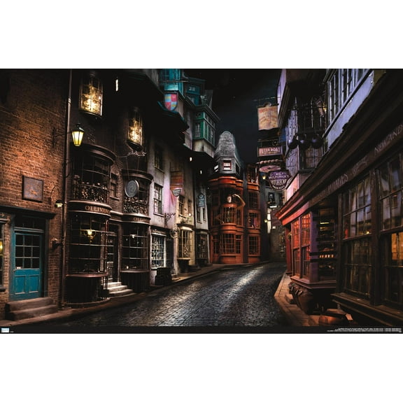 The Wizarding World: Harry Potter - Diagon Alley Wall Poster, 22.375" x 34"