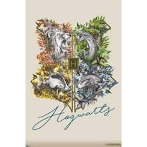 The Wizarding World: Harry Potter - Flower House Crest Wall Poster, 22.375" x 34"