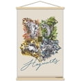 thumbnail image 1 of The Wizarding World: Harry Potter - Flower House Crest Wall Poster with Wooden Magnetic Frame, 22.375" x 34", 1 of 5
