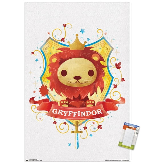 The Wizarding World: Harry Potter - Gryffindor Charm Wall Poster, 14.725" x 22.375"