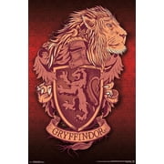 The Wizarding World: Harry Potter - Gryffindor Lion Crest Wall Poster, 22.375" x 34"