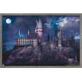 thumbnail image 1 of The Wizarding World: Harry Potter - Hogwarts At Night Wall Poster, 14.725" x 22.375" Framed, 1 of 6