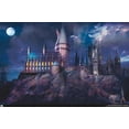 thumbnail image 1 of The Wizarding World: Harry Potter - Hogwarts At Night Wall Poster, 22.375" x 34", 1 of 4