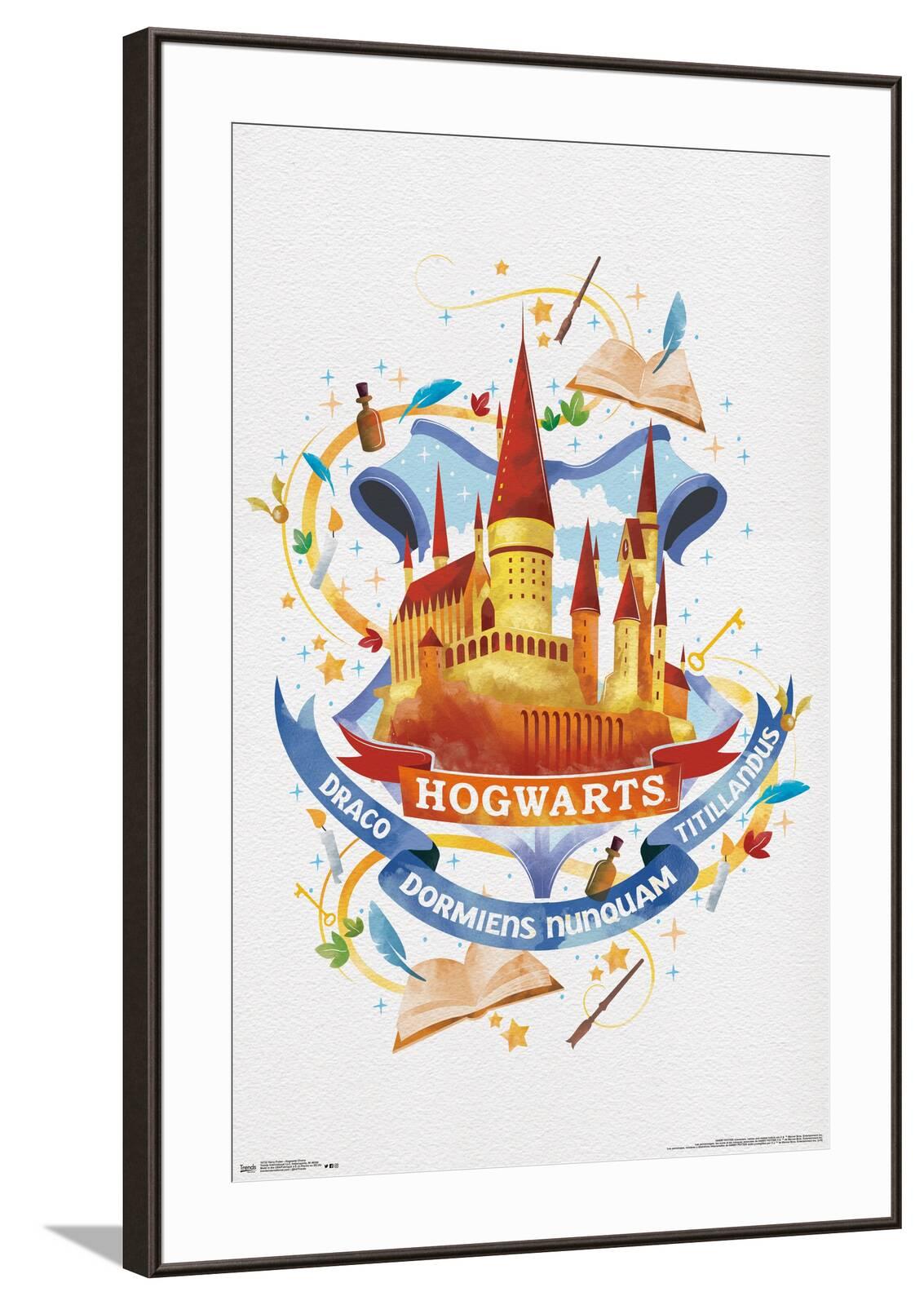 The Wizarding World: Harry Potter - Hogwarts Castle Charm Canvas Wall ...