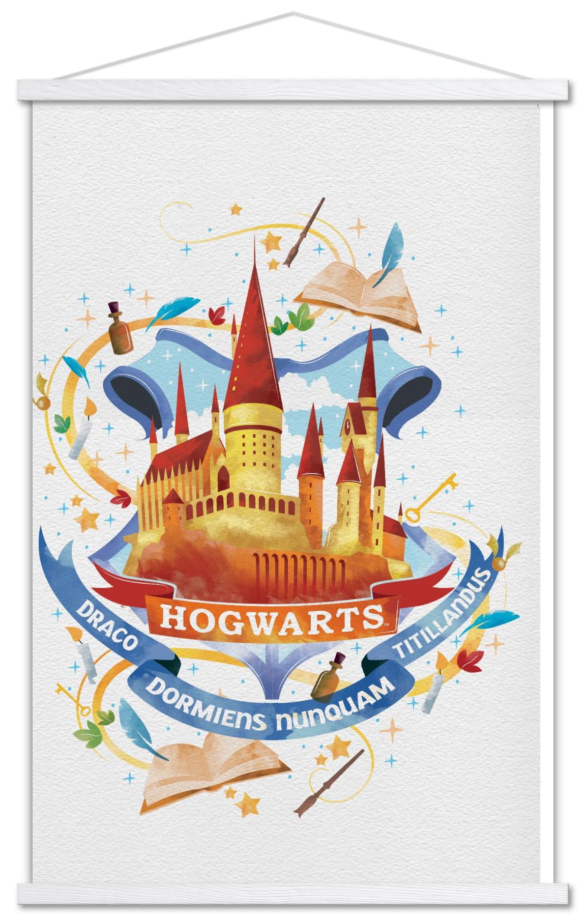 The Wizarding World Harry Potter Hogwarts Castle Charm Wall