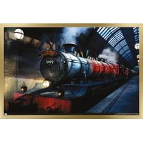 The Wizarding World: Harry Potter - Hogwarts Express Wall Poster, 22.375" x 34" Framed