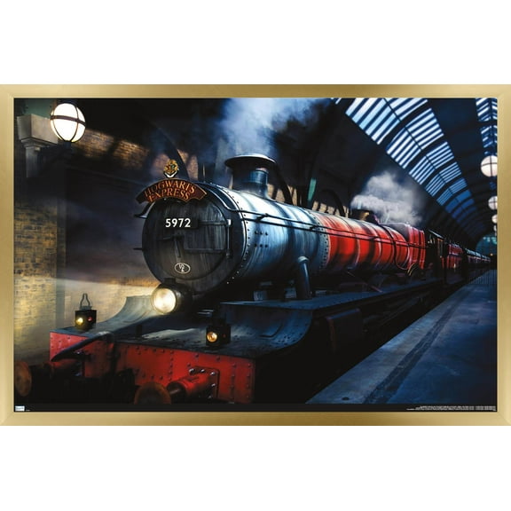 The Wizarding World: Harry Potter - Hogwarts Express Wall Poster, 22.375" x 34" Framed