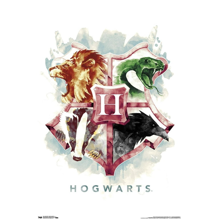  Harry Potter Ilustrated Hogwart's Crest Heavy Duty