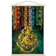 thumbnail image 1 of The Wizarding World: Harry Potter - House Crests Wall Poster with Wooden Magnetic Frame, 22.375" x 34", 1 of 5