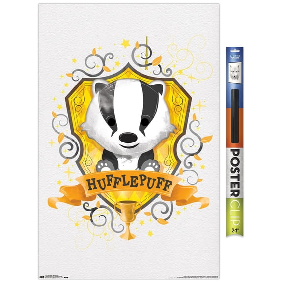 The Wizarding World: Harry Potter - Hufflepuff Charm Wall Poster, 22.375" x 34"