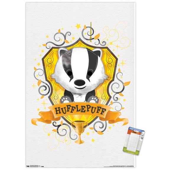 The Wizarding World: Harry Potter - Hufflepuff Charm Wall Poster, 22.375" x 34"