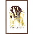 thumbnail image 1 of The Wizarding World: Harry Potter - Hufflepuff Illustrated House Logo Wall Poster, 14.725" x 22.375", Framed, 1 of 5