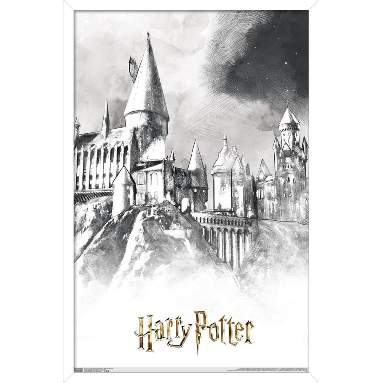 The Wizarding World: Harry Potter - Illustrated Hogwarts Wall