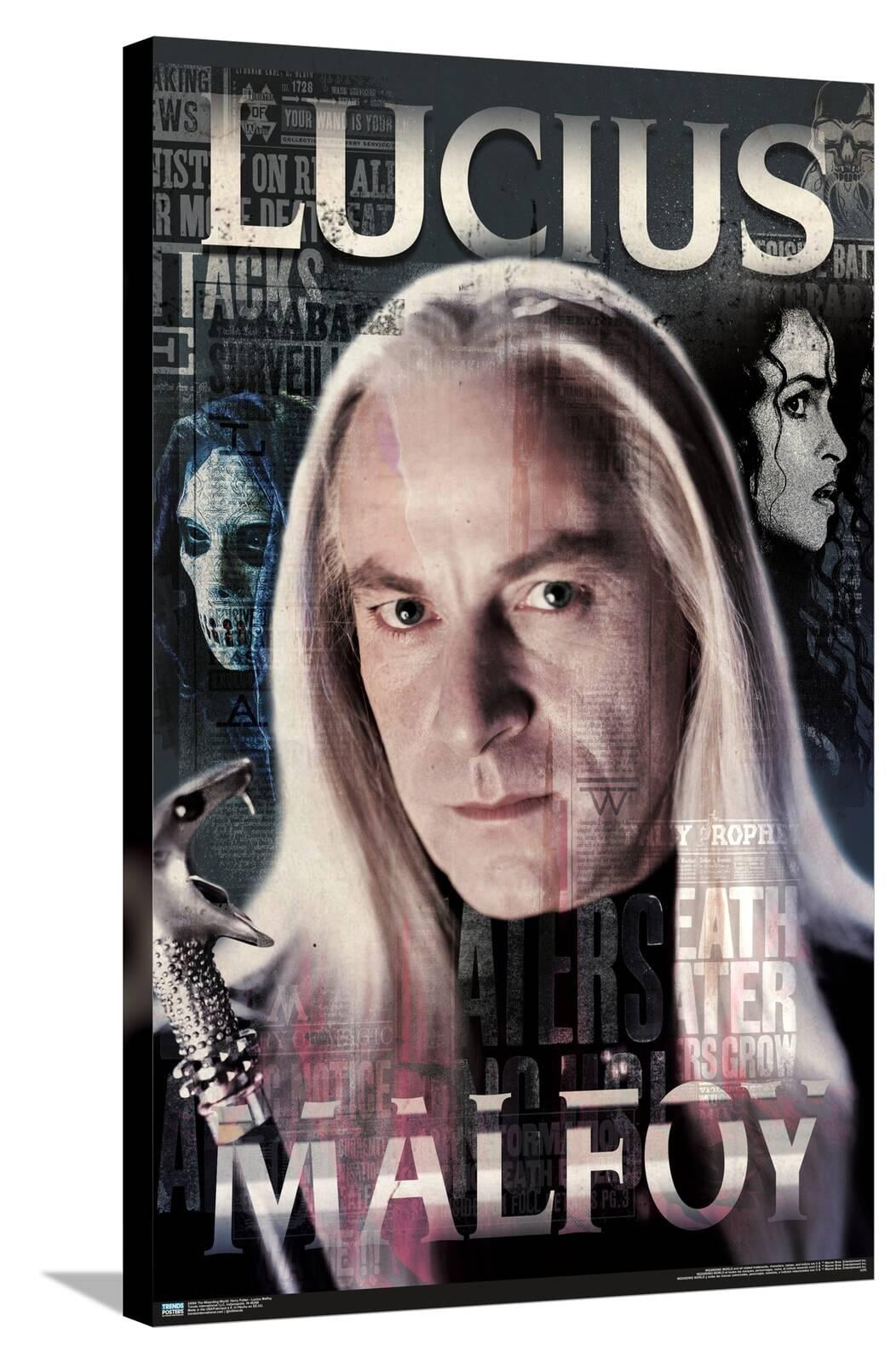 The Wizarding World Harry Potter Lucius Malfoy Canvas Wall Poster