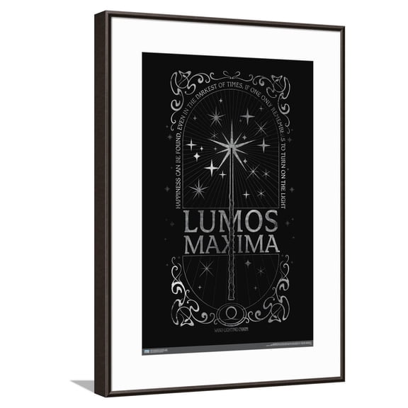 The Wizarding World: Harry Potter - Lumos Maxima Canvas Wall Poster, 14.725" x 22.375"