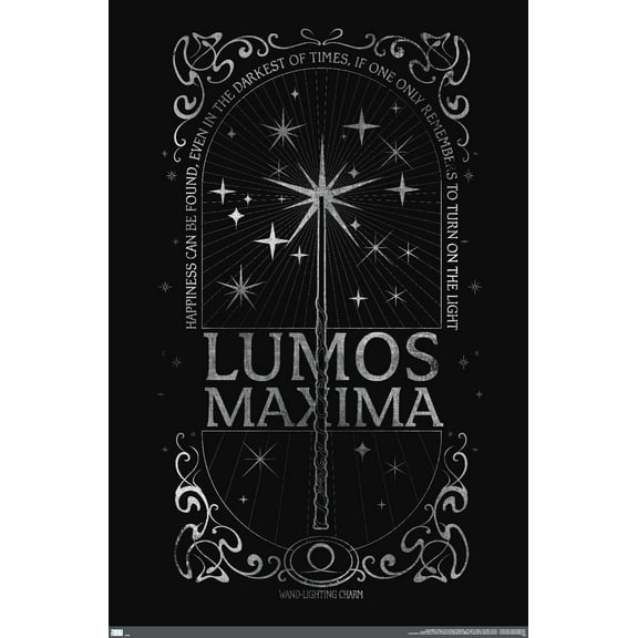The Wizarding World: Harry Potter - Lumos Maxima Wall Poster, 22.375" x 34"