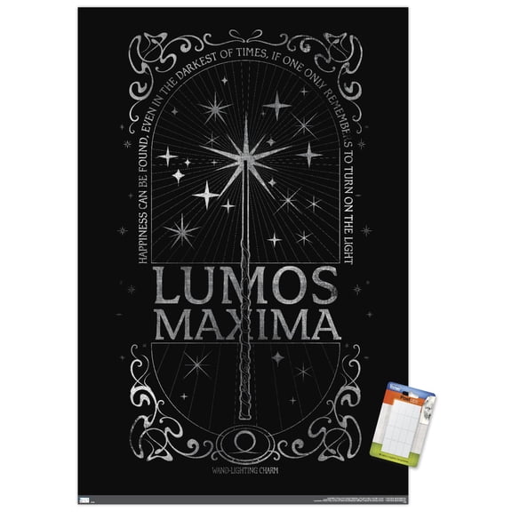The Wizarding World: Harry Potter - Lumos Maxima Wall Poster, 22.375" x 34"
