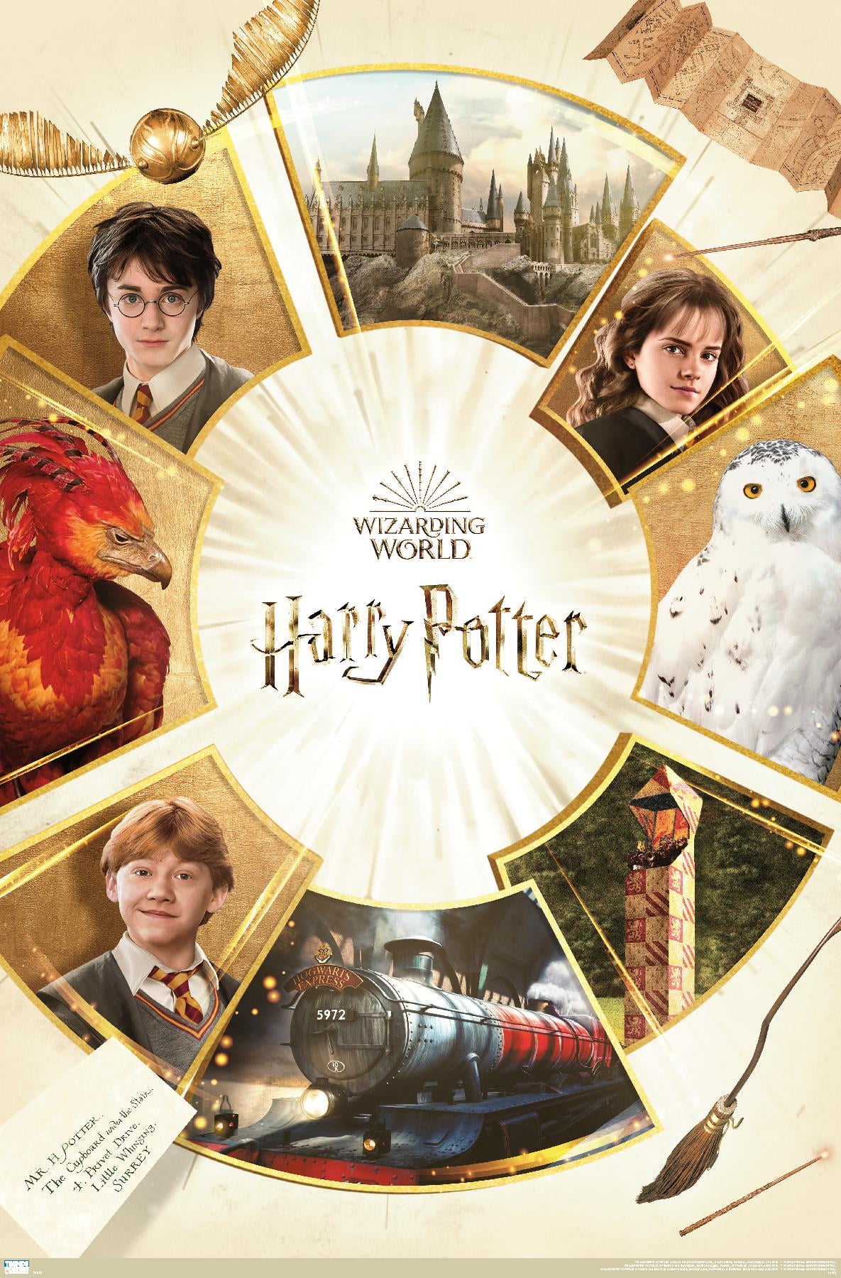 ハリー・ポッターDisplate Limited Edition ポスター Displate Limited Edition- Harry Potter - Back to Hogwarts
