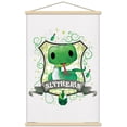 thumbnail image 1 of The Wizarding World: Harry Potter - Slytherin Charm Wall Poster with Wooden Magnetic Frame, 22.375" x 34", 1 of 5