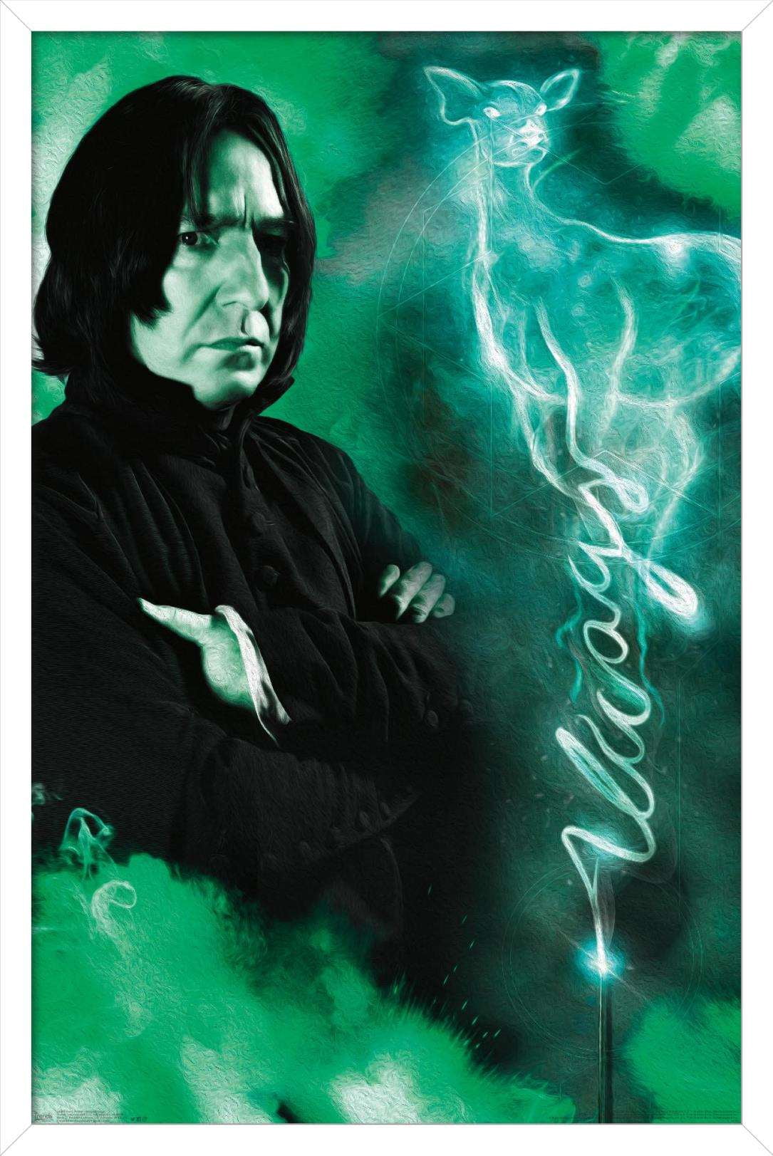 The Wizarding World: Harry Potter - Snape Always Wall Poster, 14.725" x 22.375", Framed