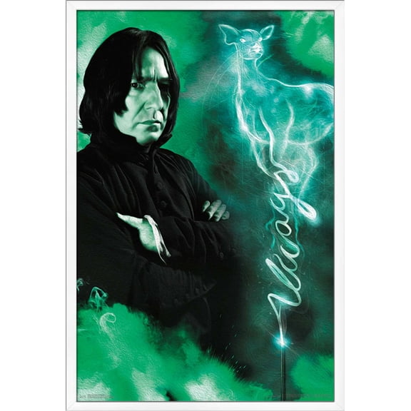 The Wizarding World: Harry Potter - Snape Always Wall Poster, 22.375" x 34", Framed