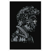 The Wizarding World: Harry Potter - Text Graphic of Harry Potter Wall Poster, 14.725" x 22.375", Framed
