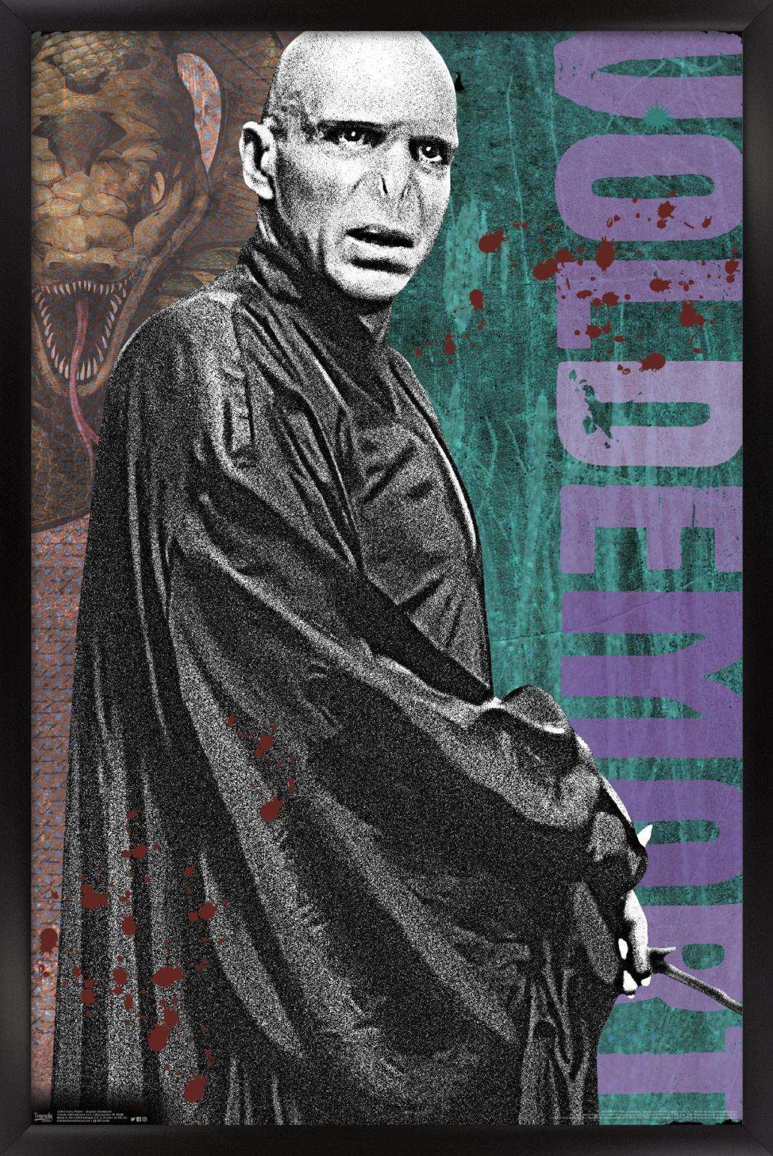 Voldemort Week The Wizarding World: Harry Potter - Voldemort with Wand Wall Poster, 14 ...