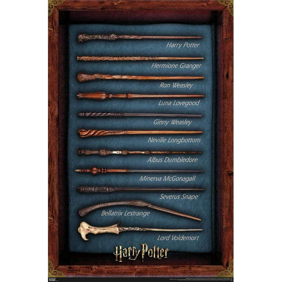 The Wizarding World: Harry Potter - Wands Wall Poster, 22.375" x 34"