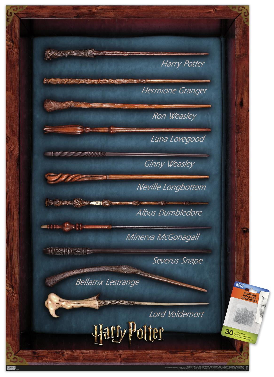 The Wizarding World: Harry Potter - Wands Wall Poster, 14.725
