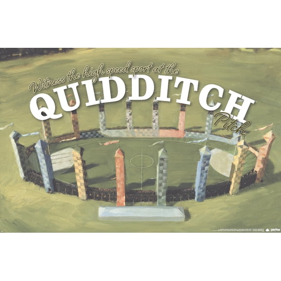 The Wizarding World: Harry Potter - Witness Quidditch Wall Poster, 14.725" x 22.375"
