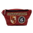 thumbnail image 1 of The Wizarding World of Harry Potter Bag, Fanny Pack Gryffindor Patches Embroidered Burgundy, Canvas, 1 of 1