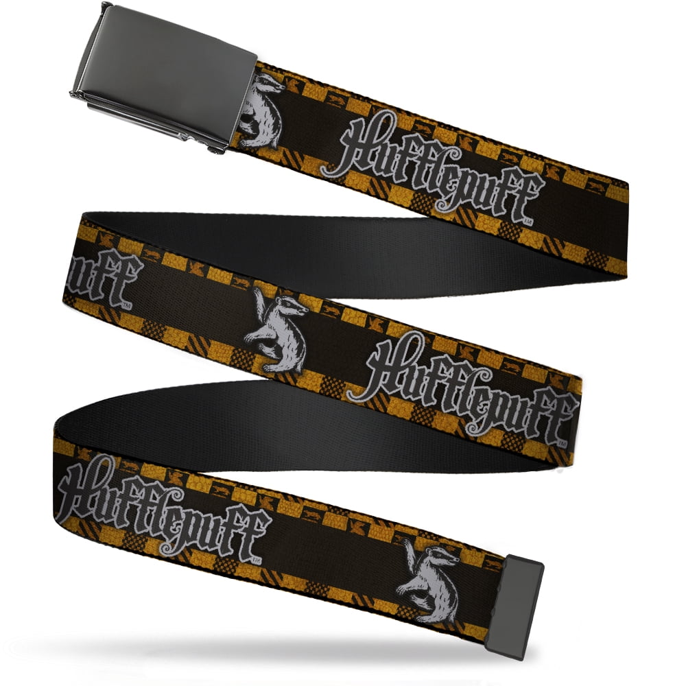 New Harry Potter Black Belt Buckle Hogwarts Gryffindor Slytherin Hufflepuff Amazon.com: Buckle-Down Seatbelt Belt - HARRY POTTER  main image 4