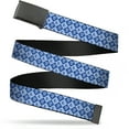 thumbnail image 1 of Adjustable Belt, Clamp Buckle, Cut-to-Fit, Harry Potter Ravenclaw Icons Checker Blues, 1 of 3