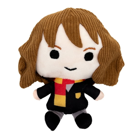The Wizarding World of Harry Potter Squeaky Plush Dog Toy for Large, Medium & Small Dogs, Hermione Granger Standing Charm Full Body Pose, 2.5" x 5.5"