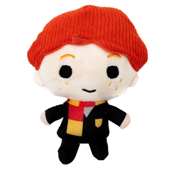 The Wizarding World of Harry Potter Squeaky Plush Dog Toy for Large, Medium & Small Dogs, Ron Weasley Standing Charm Full Body Pose, 2.5" x 5.5"