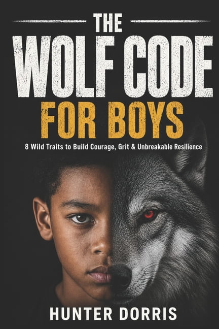 The Wolf Code Book for Boys: 8 Wild Traits to Build Courage, Grit and Unbreakable Resilience for Ages 8-12, (Paperback)