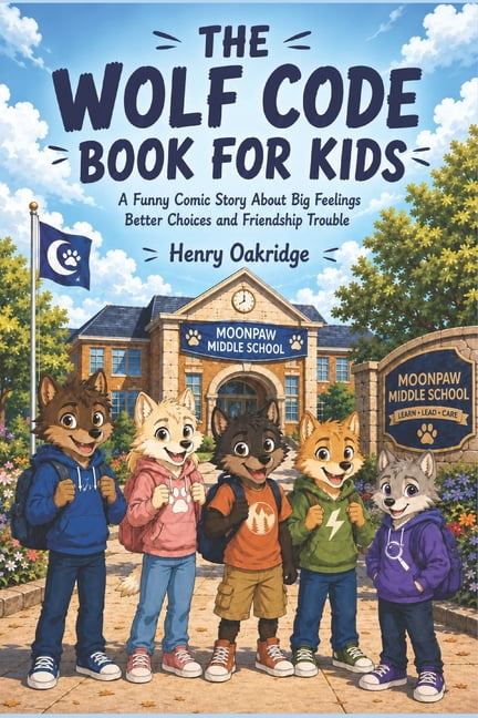The Wolf Code Book for Kids: A Fun Comic Adventure About Smart Choices, Big Feelings, Friendship Problems, and Learning , (Paperback)