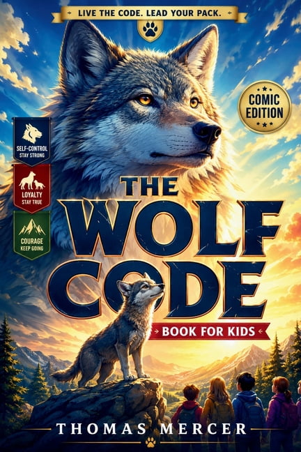 The Wolf Code Book for Kids (Comic Edition): Wolf-Inspired Lessons in Inner Strength, Resilience & Self-Discipline for B, (Paperback)