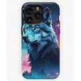 thumbnail image 1 of The Wolf Howling Galaxy Stars Space G5551 Phone Case for iPhone17 16 15 14 13 12 11 Pro Max, 1 of 2