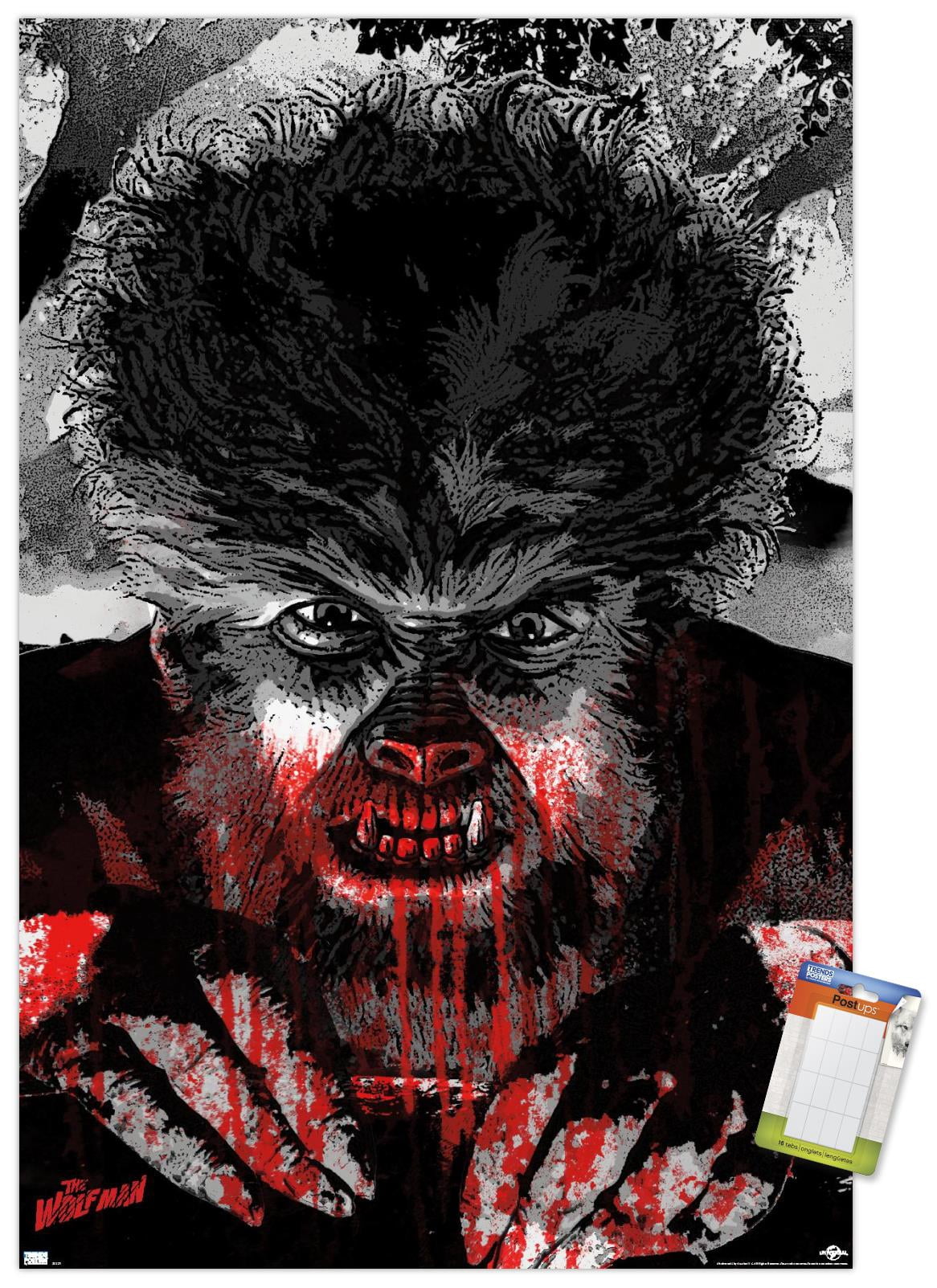 The Wolf Man - Autumn Moon Wall Poster, 14.725" x 22.375"