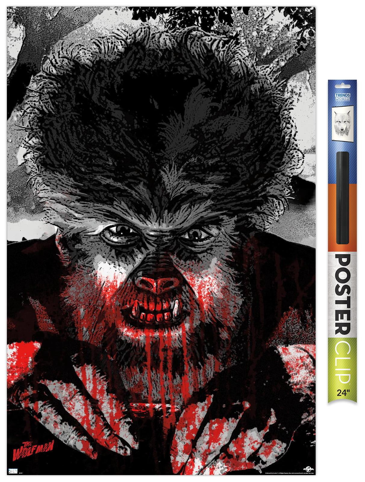 The Wolf Man - Autumn Moon Wall Poster, 22.375" x 34"