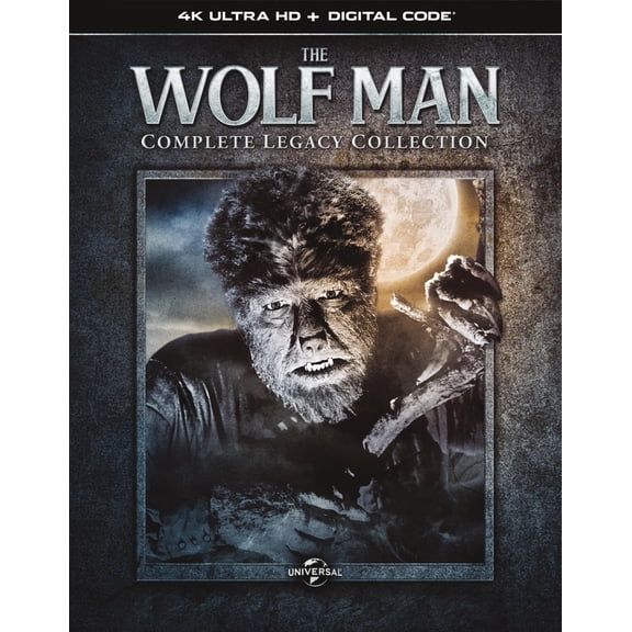 The Wolf Man Complete Legacy Collectoin (4K Ultra HD + Digital Copy) Universal, Comedy, Suspense, Horror