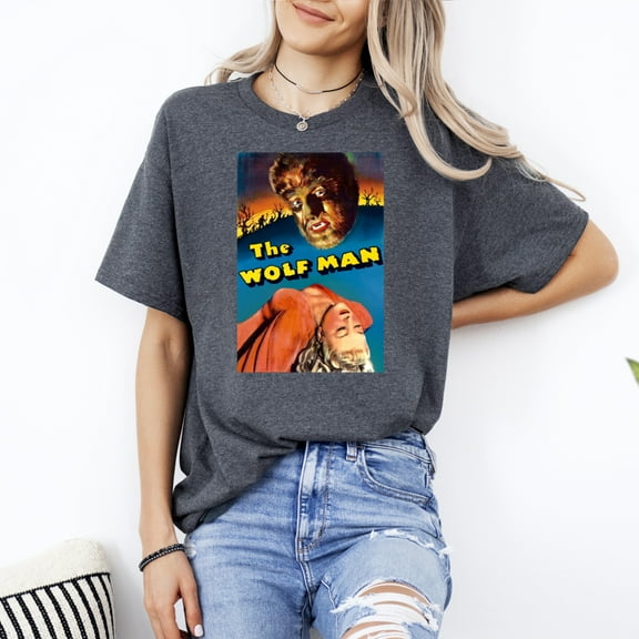 The Wolf Man Greatest Halloween Movie Fan Classic Horror T Shirt, for men & women, up to size 5XL