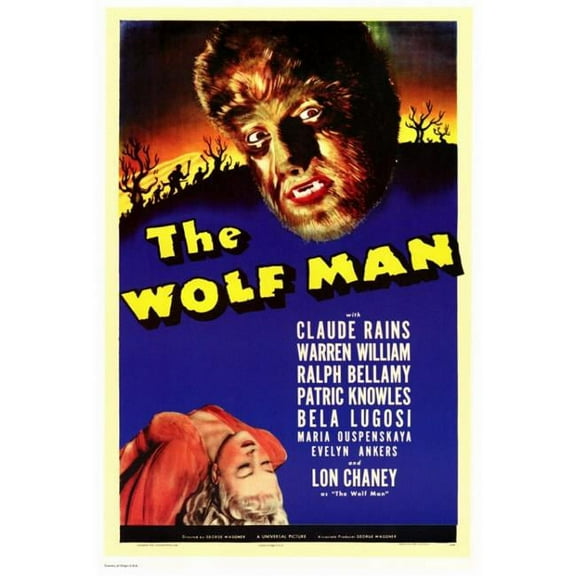 The Wolf Man Movie Poster Print (27 x 40)