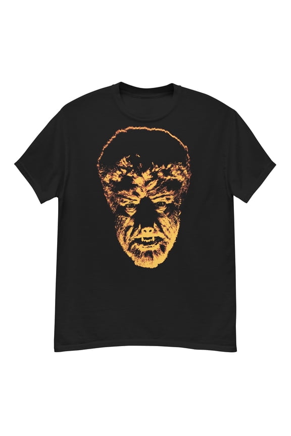 The Wolf Man cult classic horror fan art t-shirt