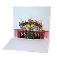 The Woman Cards 3D Christmas Tree And Fireplace PopUp Card 3D Christmas