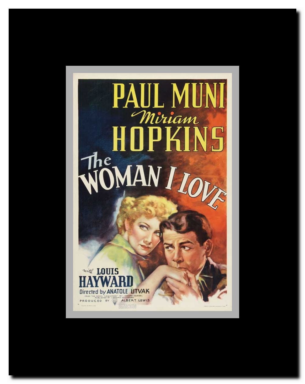 The Woman I Love Framed Movie Poster