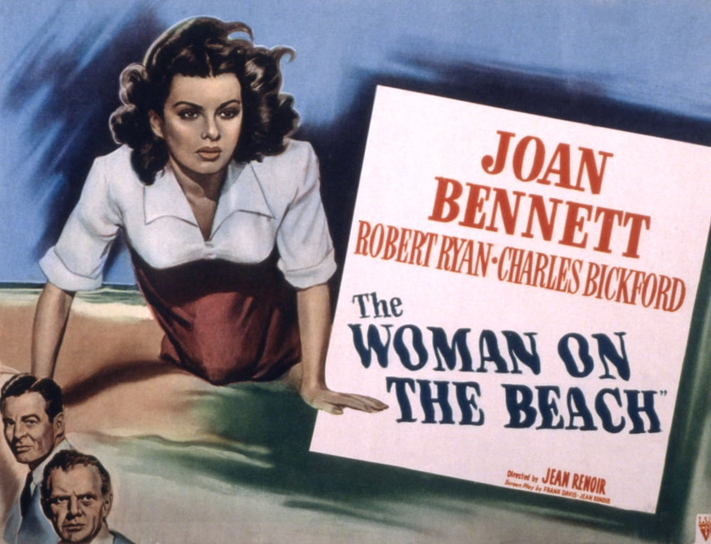 The Woman On The Beach Canvas Art - (28 x 22)